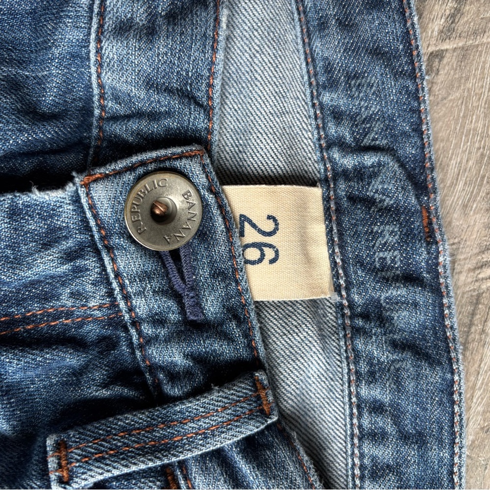 Distressed Blue Women's Skinny Jeans - Picture 5 of 6